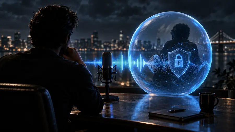 Person considering whether a voice changer is safe