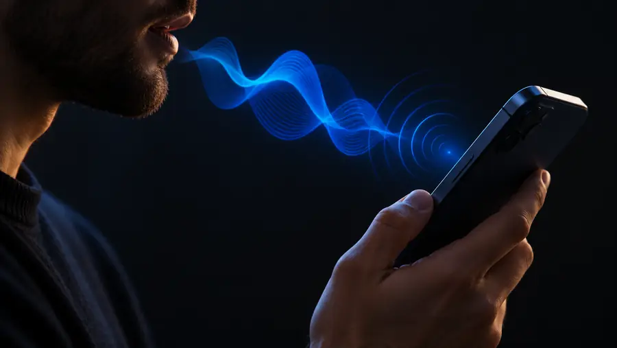 Natural speech represented on an Android phone